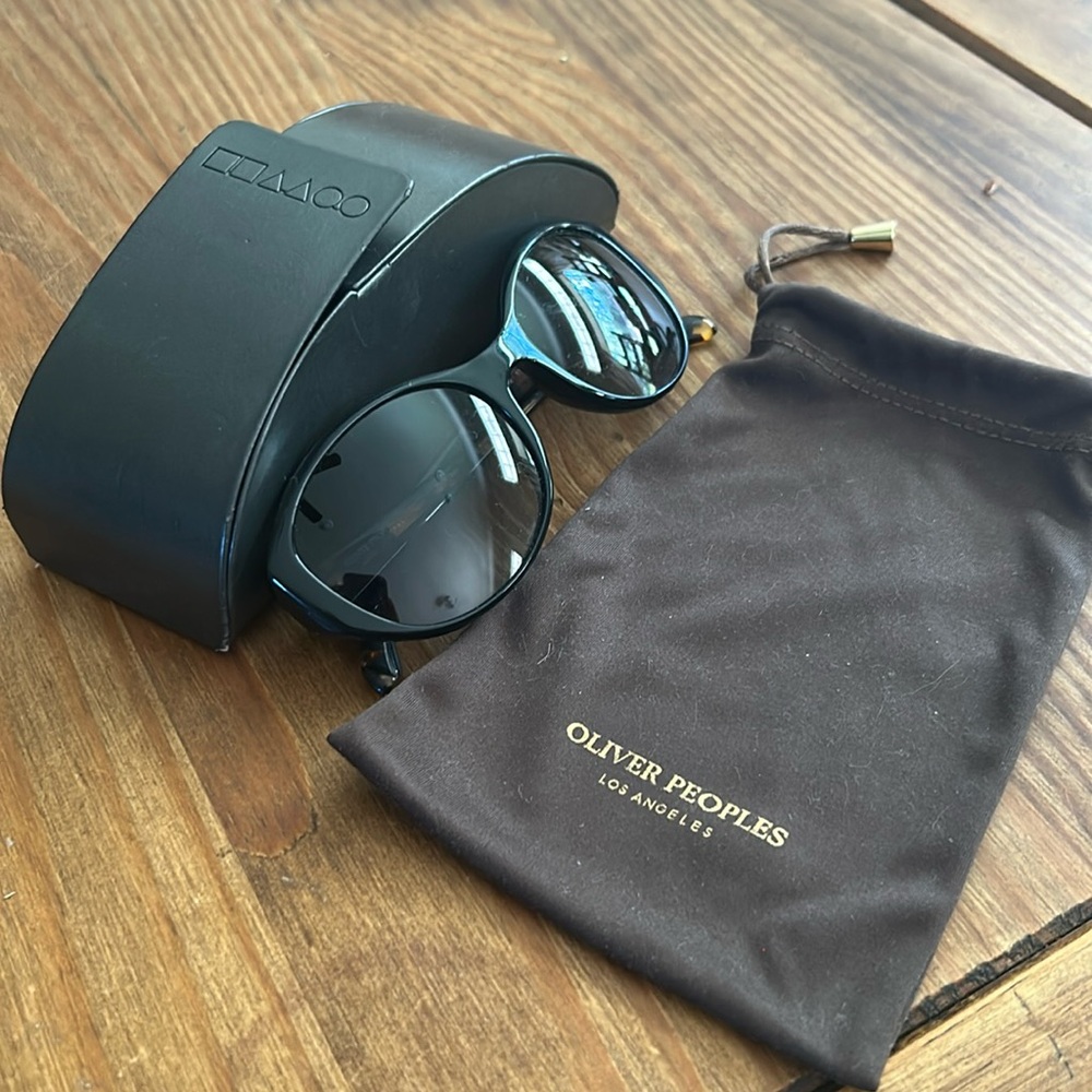 Oliver Peoples Classic Black and Brown Sunglasses